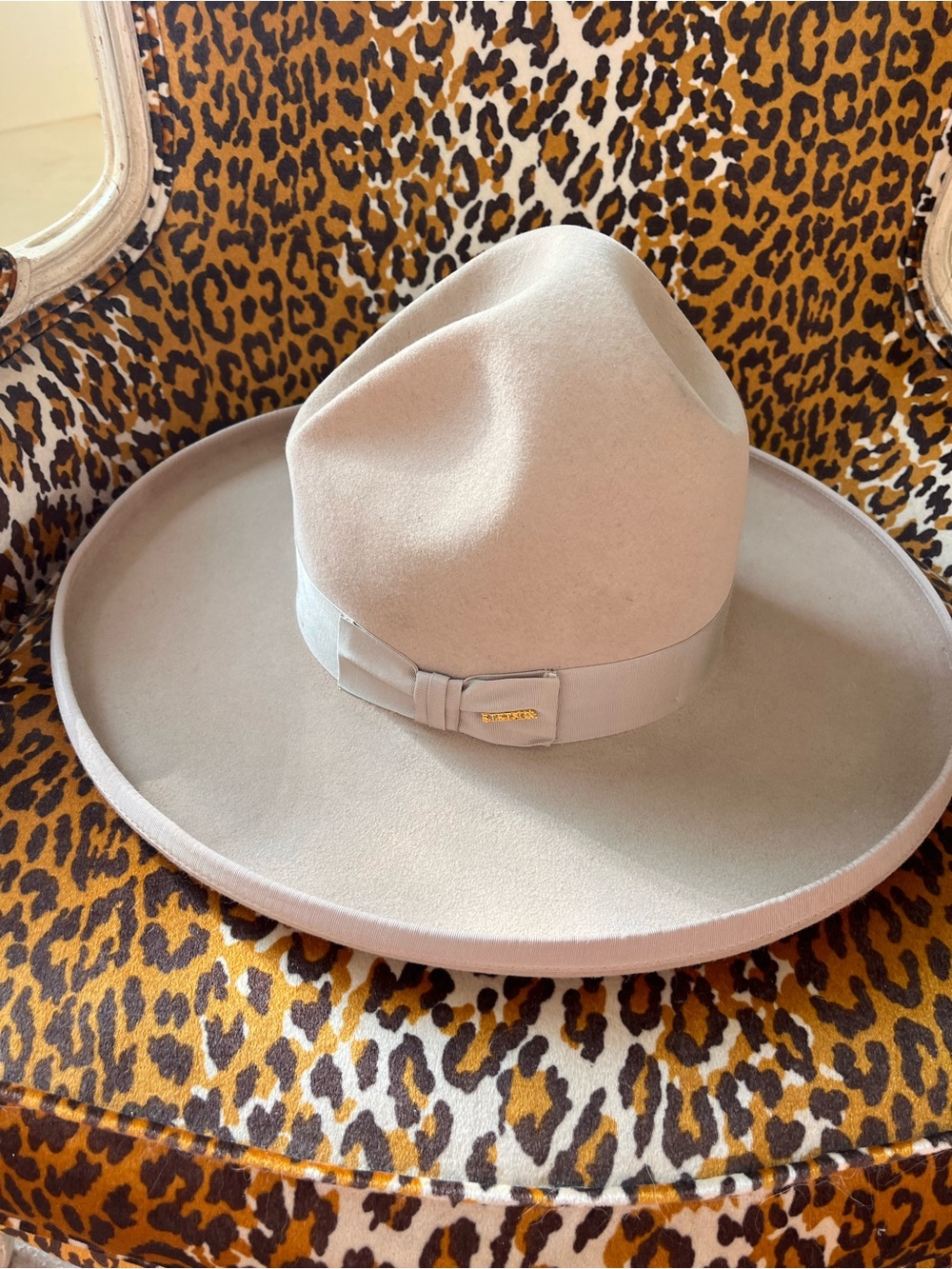 Stetson 5X XXXXX
Silverbelly Cowboy
Western Felt Hat 7 1/4
Made USA 5" Brim